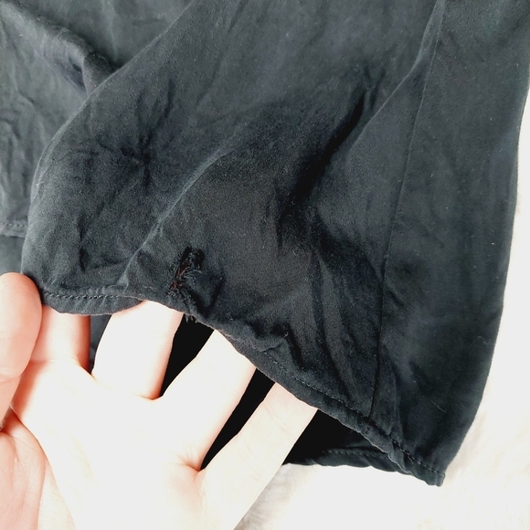 Anthropologie Maeve Ally Tunic Black Cutouts Summer Lagenlook Top P2952 - Picture 9 of 10